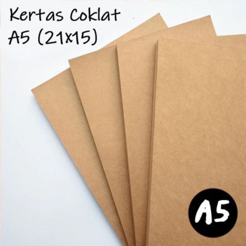 

Kertas Samson Kraft A5 80 125 150 200 280 310 350 500 Gsm Per 10 Lembar
