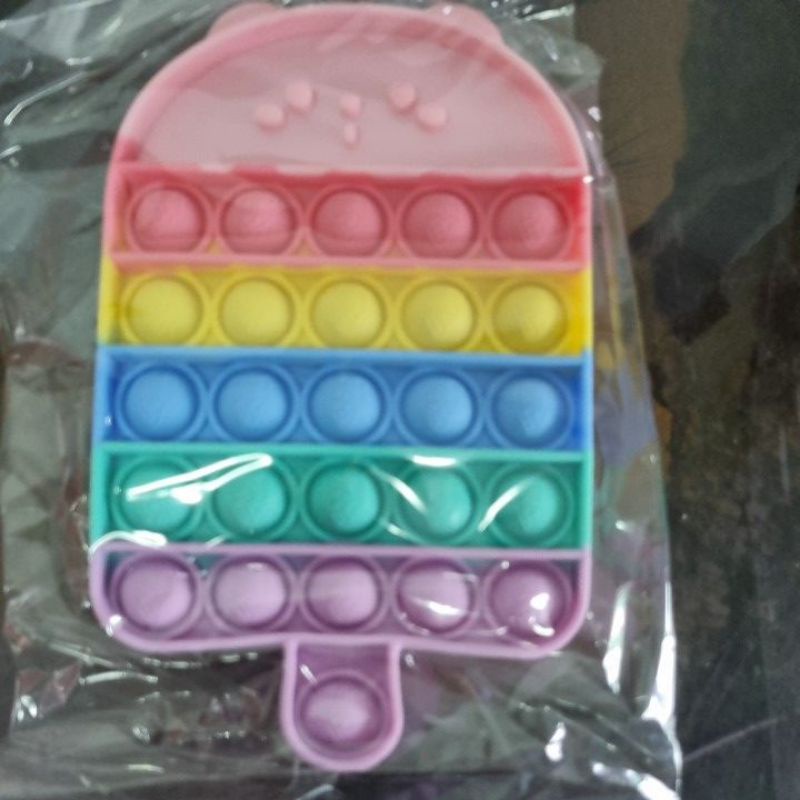 POP IT FIDGET TOY / POP IT PREMIUM ADA EMBOSSNYA / POP IT MURAH / POP IT FIDGET TOYS-Ice cream