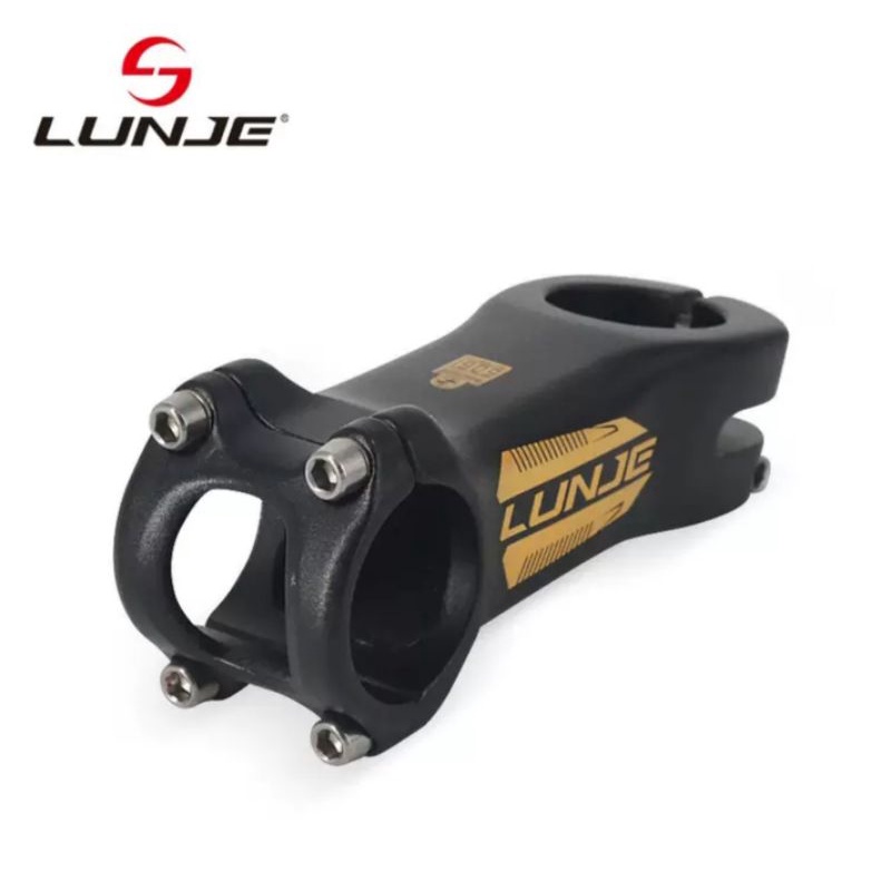 Lunje Stem 31.8 mm Panjang 9 Cm Stem Handlebar Sepeda Lis Gold