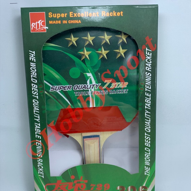 Bat Bet Bad Pingpong / Tenis Meja 729 RITC 7 Star Original