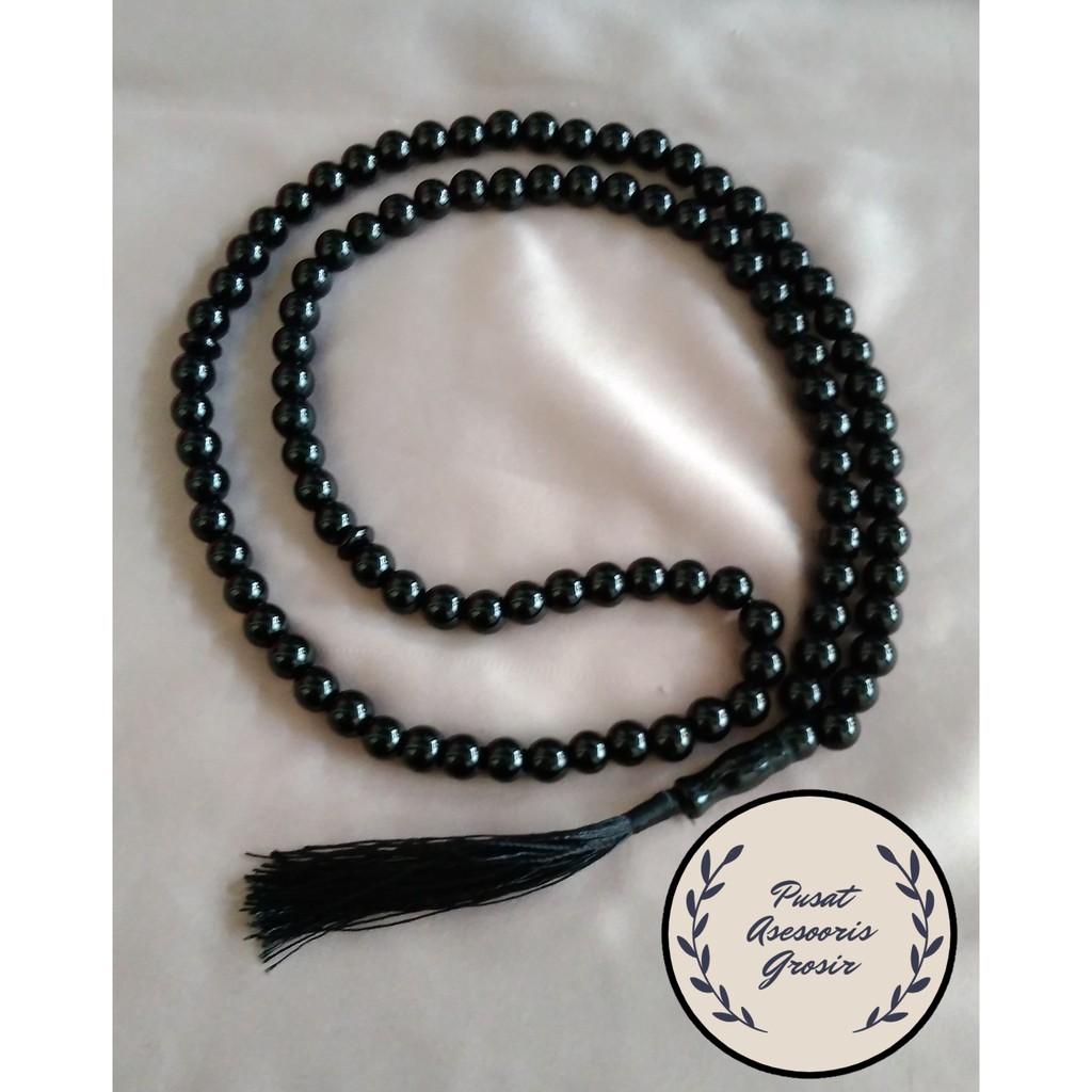 Tasbih Batu Black Onyx 8 mm 99