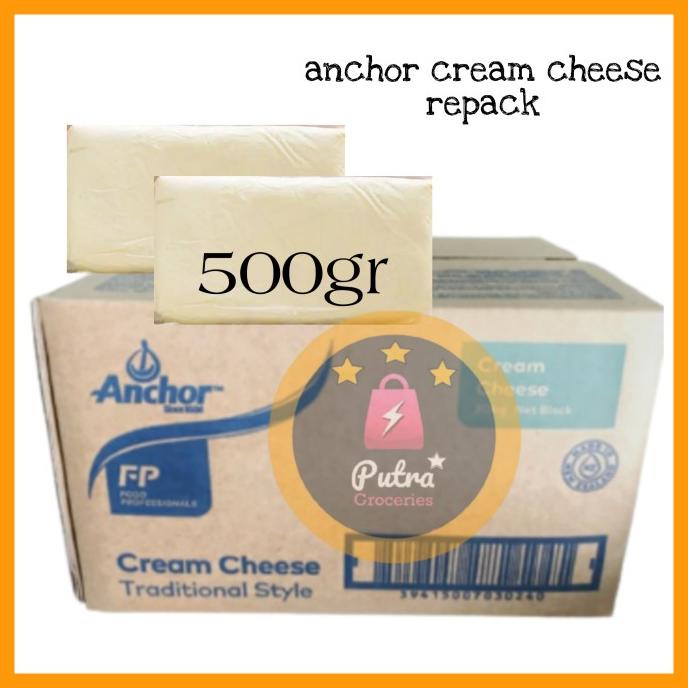 

(BISA COD) anchor cream cheese repack 500 gram