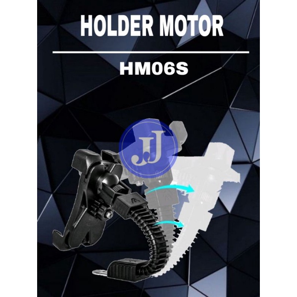 Holder Motor HM06S - Holder Spion Motor - Stand Handphone Penyangga Hp