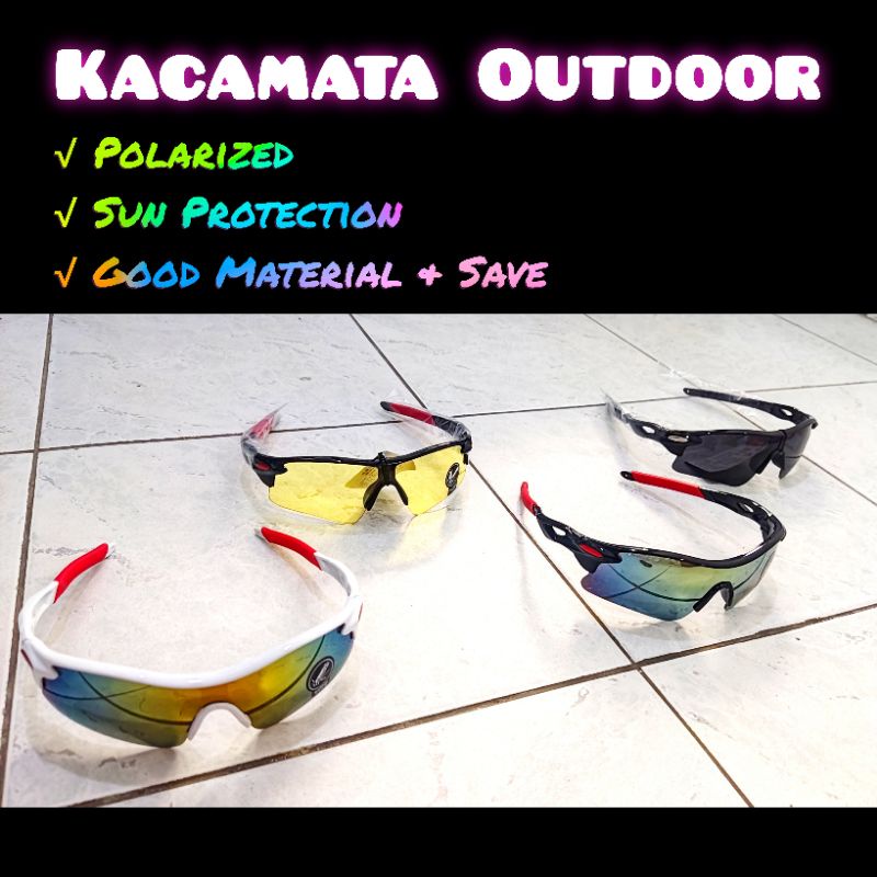 Kacamata Outdoor UV Protection &amp; Polarized