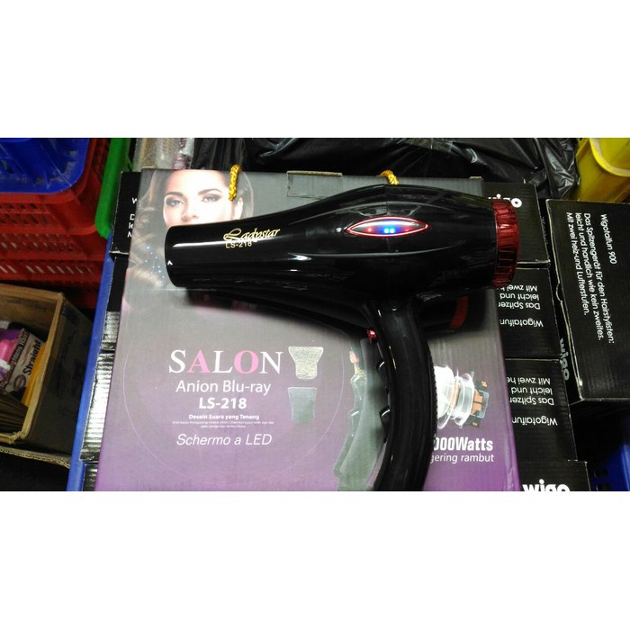 BEST SELLER HAIR DRYER LADYSTAR FOR SALON LS-218 ANION BLURAY MURAH