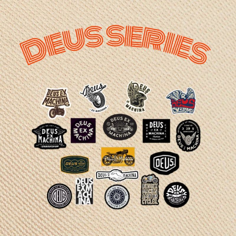 

STIKER AESTHETIC DEUS SERIES STIKER CASE HAPE LAPTOP BUJO HELM