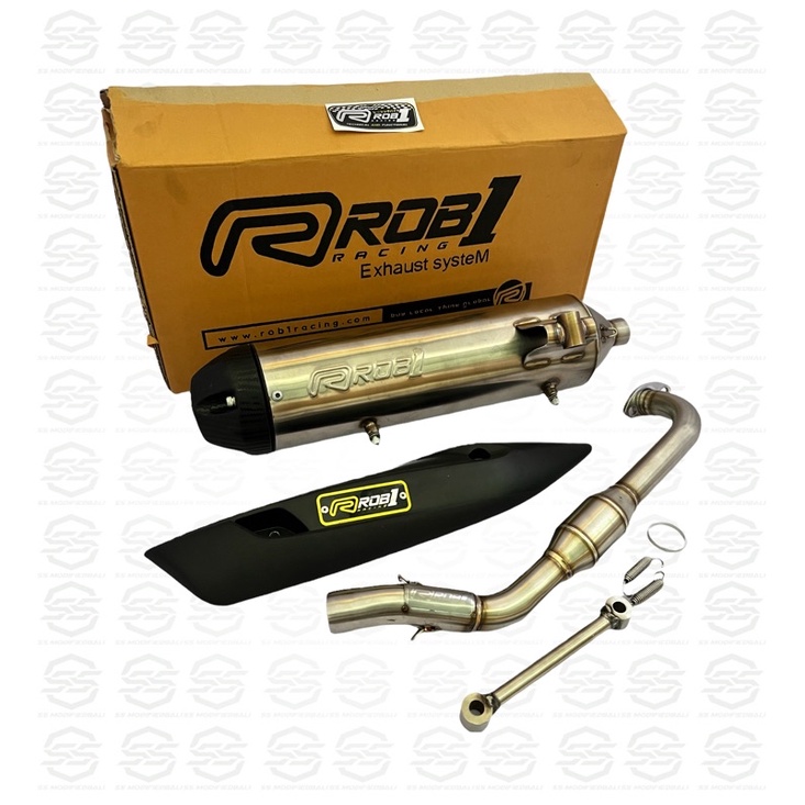 [Rob1] Knalpot Rob1 Standar Racing Powerboom Cup v Nmax Old Aerox New Nmax New Pcx150 Vario 125/150