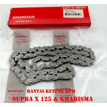 ORIGINAL AHM RANTAI KETENG SUPRA X 125 / RANTAI KETENG KHARISMA / RANTAI KETENG MESIN KHARISMA / RANTAI KETENG SUPRA X 125