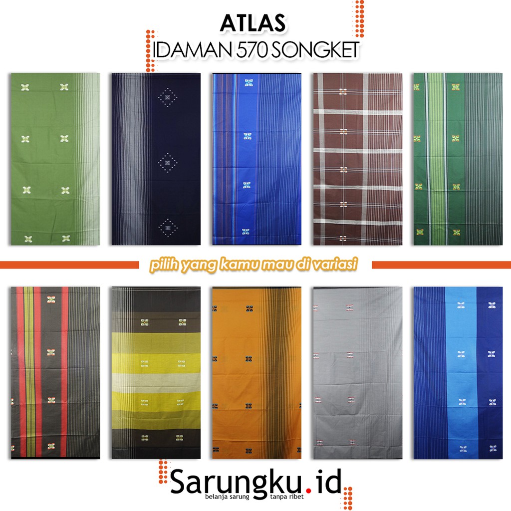 SARUNG ATLAS IDAMAN 570 SONGKET