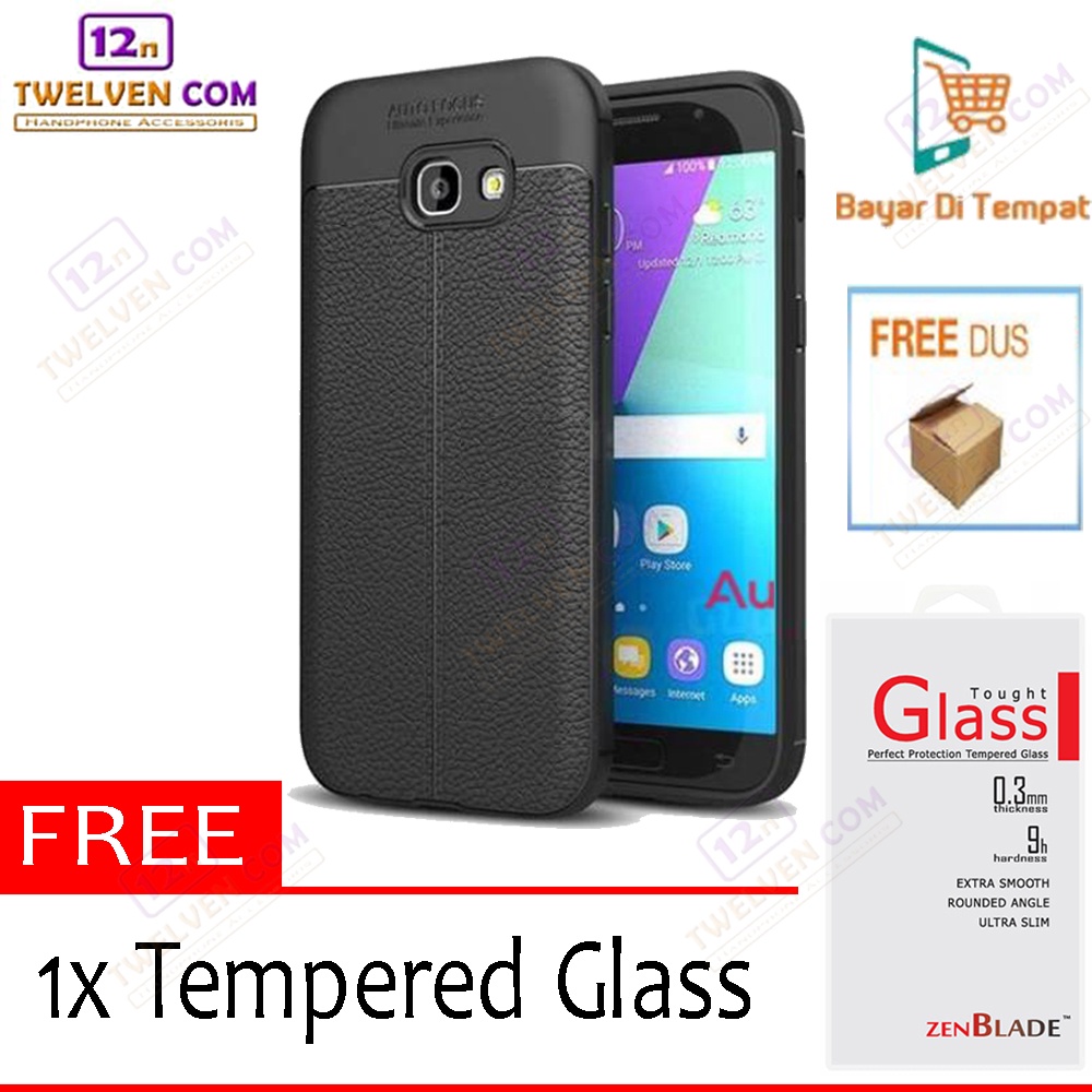 Case Auto Focus Softcase Casing for Samsung A5 2017 A520 - Free Tempered Glass