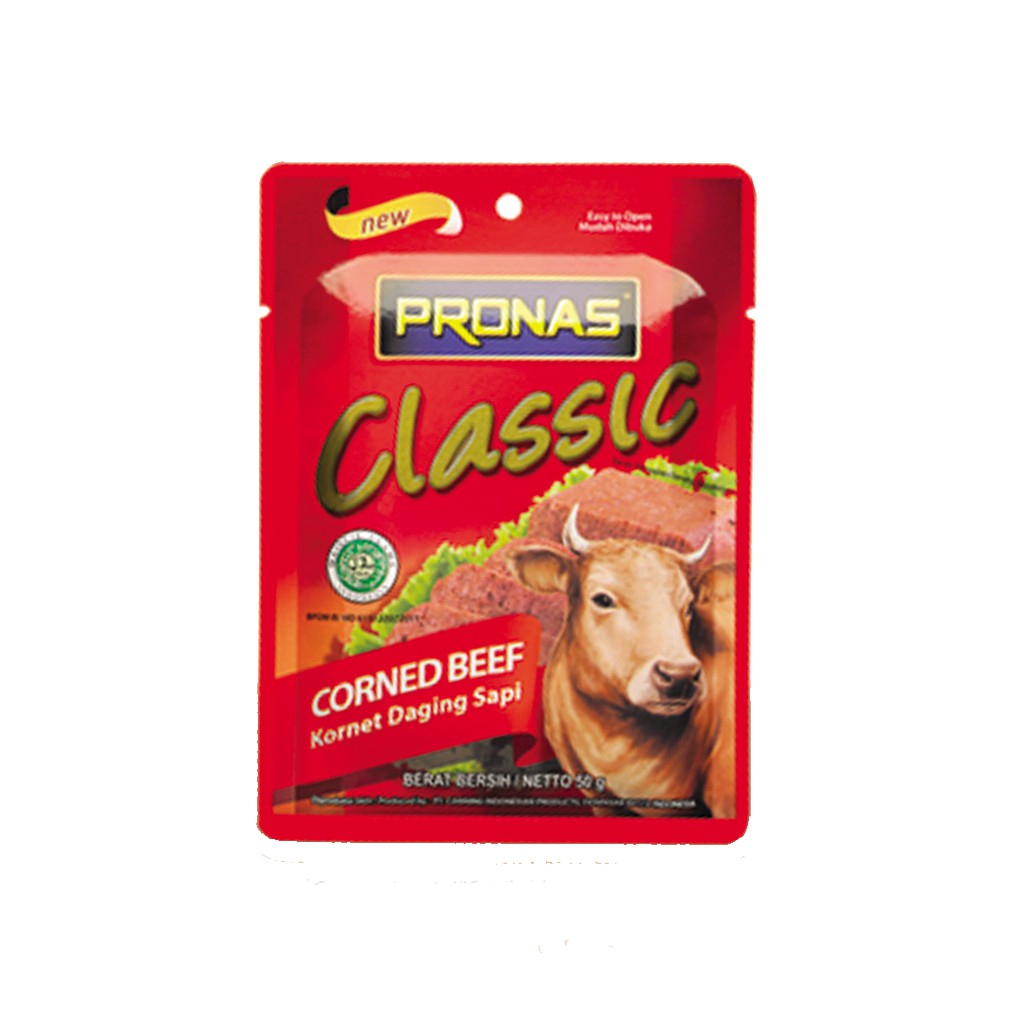 PRONAS Kornet Sapi Sachet 50g (2pc) Free Kornet Sachet Keju 50 g (1pc)