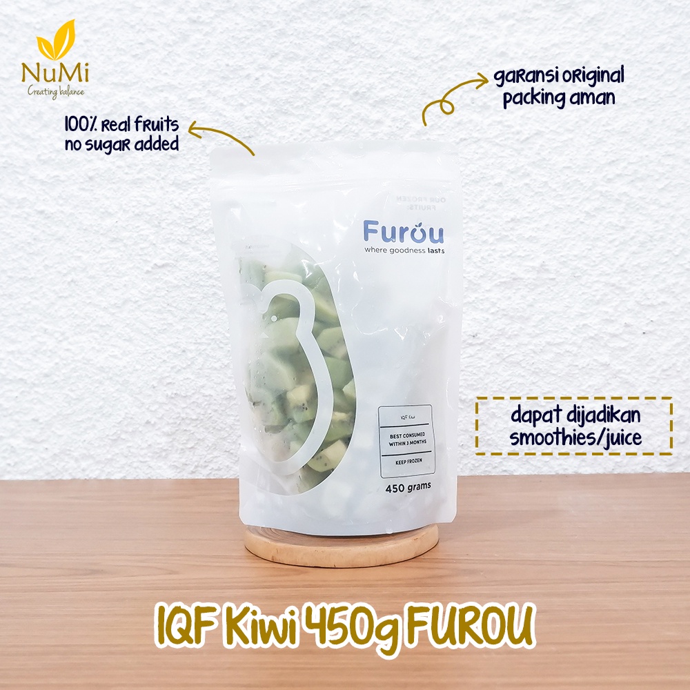 

450G FROZEN KIWI IQF buah kiwi - FUROU