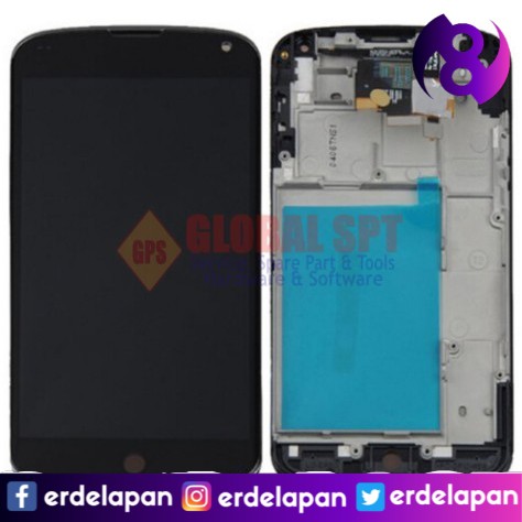 LCD LG NEXUS 4 / E960 + TOUCHSCREEN WITH FRAME ORIGINAL