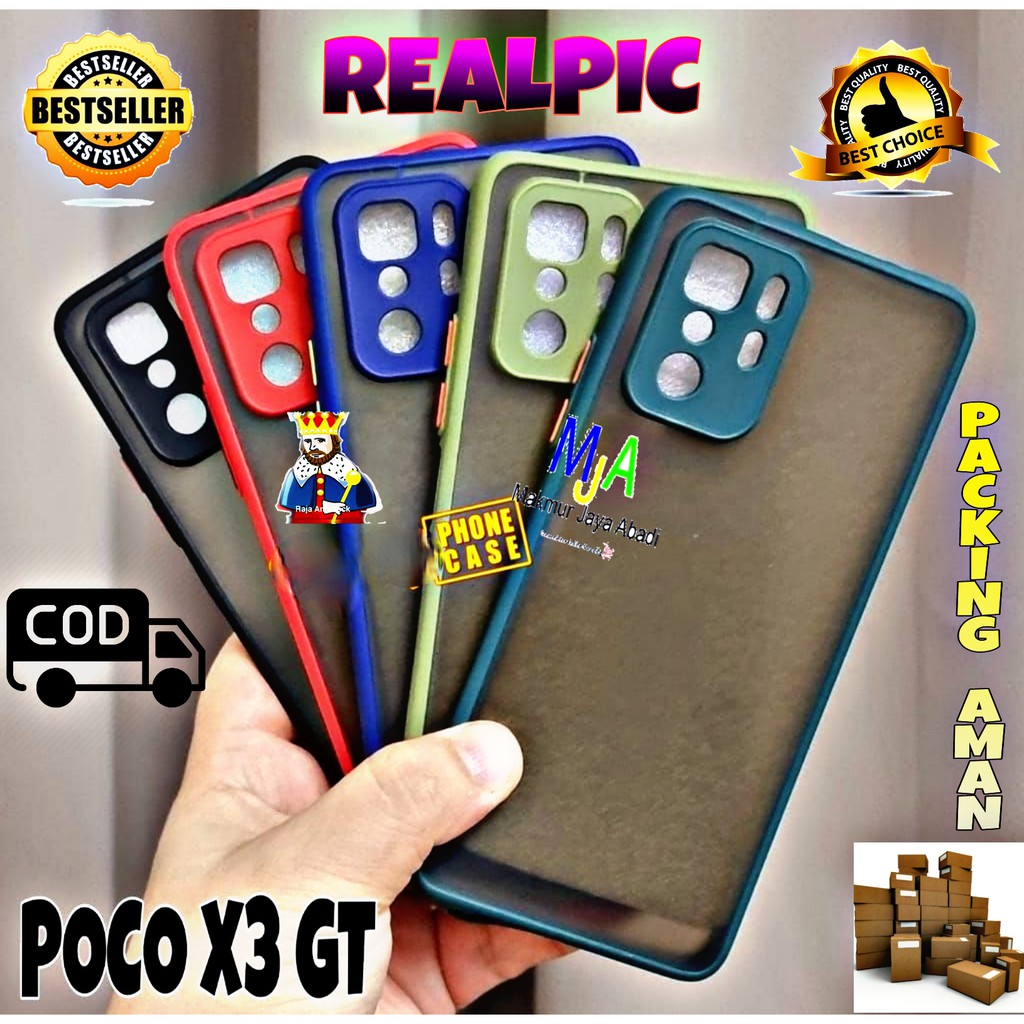 SOFTCASE XIAOMI POCOPHONE POCO X3 GT - CASE MATTE FULL COLOUR MY CHOICE BUMPER CASE PELINDUNG KAMERA