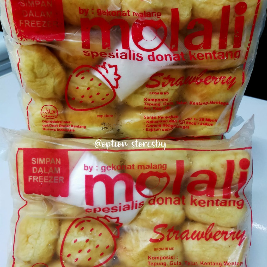 

MOLALI DONAT ISI STRAWBERRY