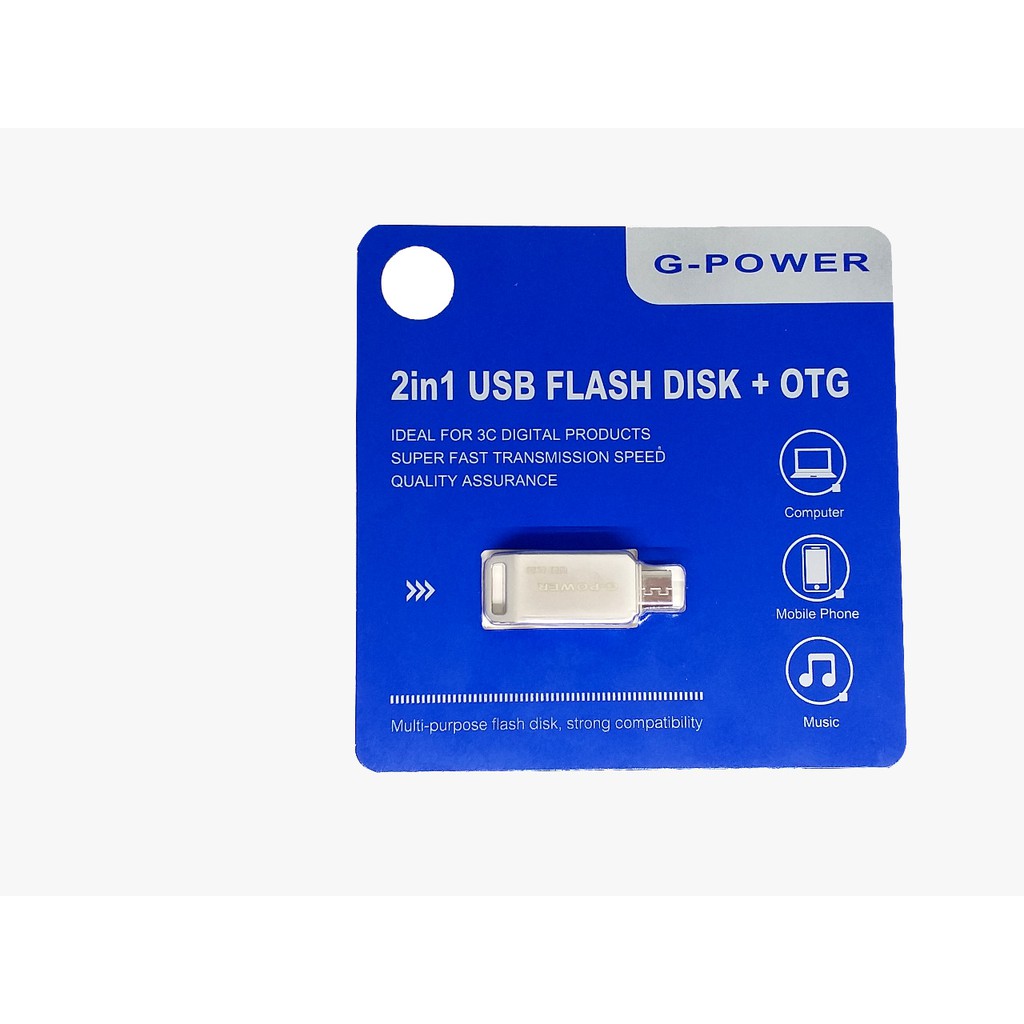 GPOWER USB FLASHDISK + OTG 8GB/16GB/32GB USB HIGH SPEED 3.0 ORIGINAL