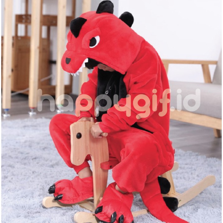 BAJU KOSTUM ONESIE PIYAMA KIGURUMI ANAK DINO KID