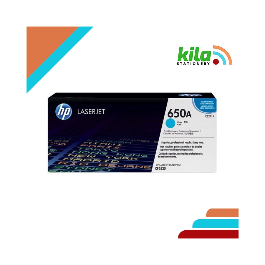 Toner HP LaserJet 650A ( CE271A ) Cyan = HP Colour LaserJet CP5525, M750n, M750dn, M750xh