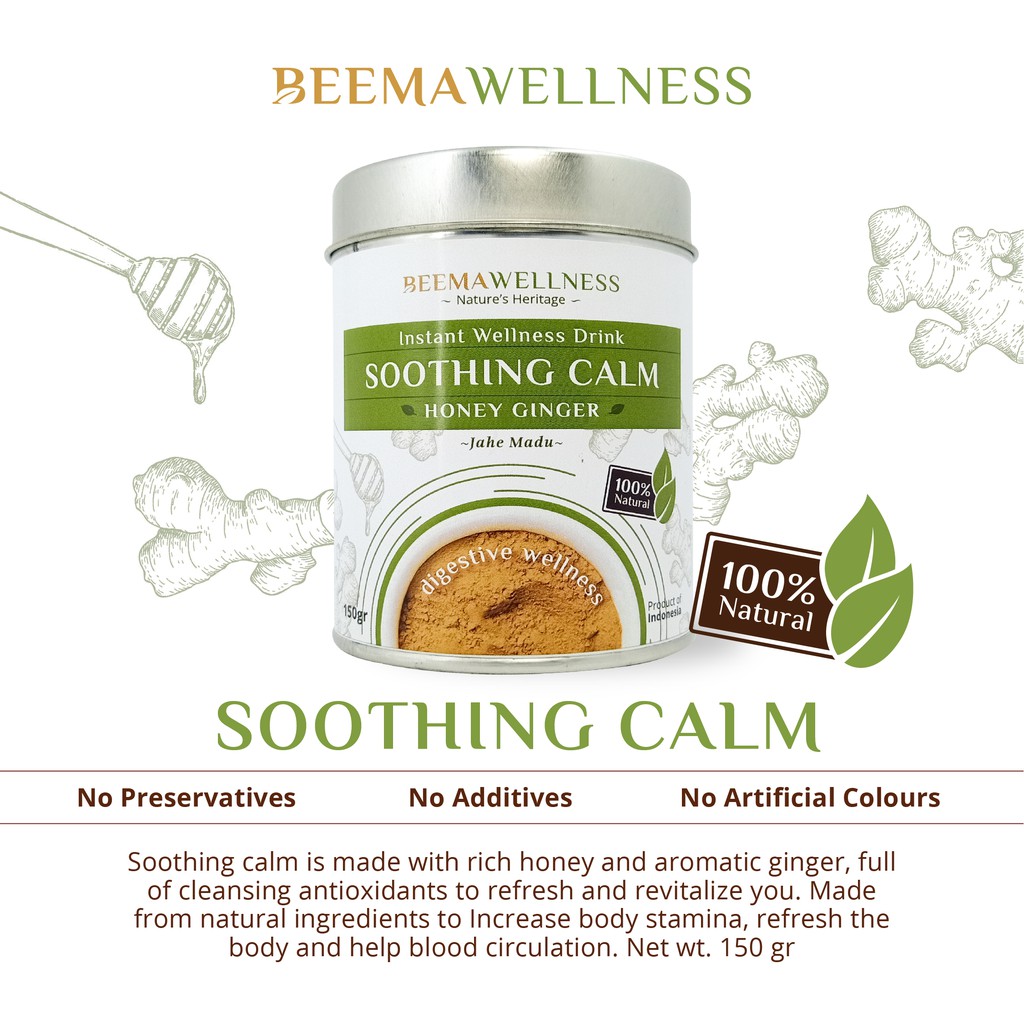 

Beema Wellness Soothing Calm (Jahe Madu)