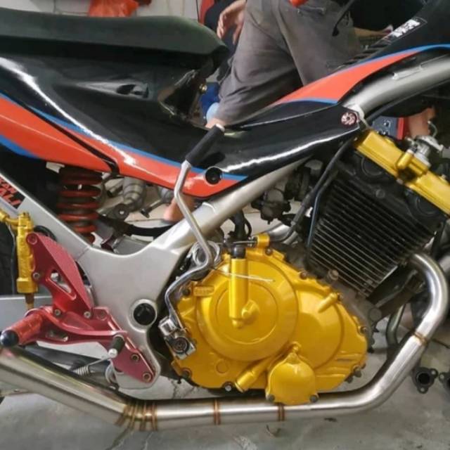 Leher Pipa Knalpot ROADRACE/ NGACENG Satria FU