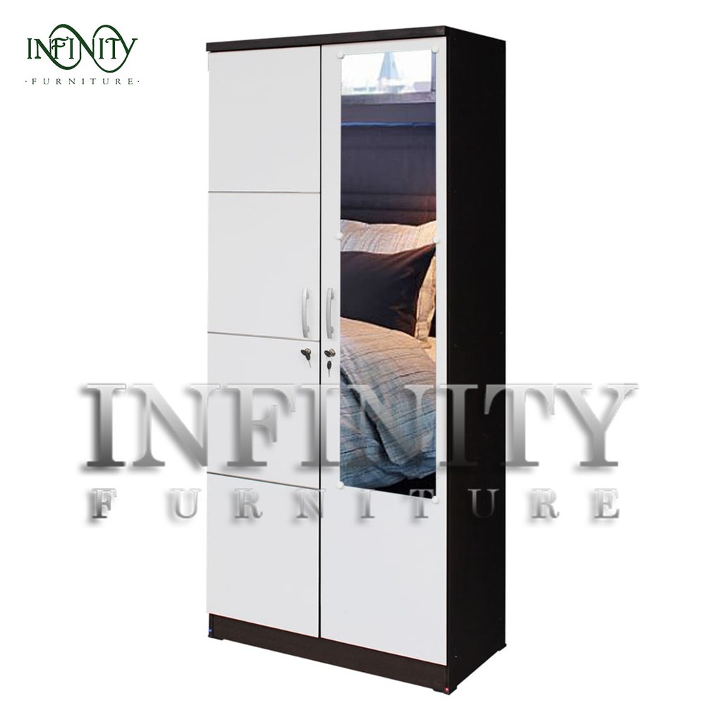 Lemari Pakaian 2 Pintu Cermin LPT 030 Shopee Indonesia Lemari Pakaian 2 Pintu Cermin LPT 030 Shopee Indonesia