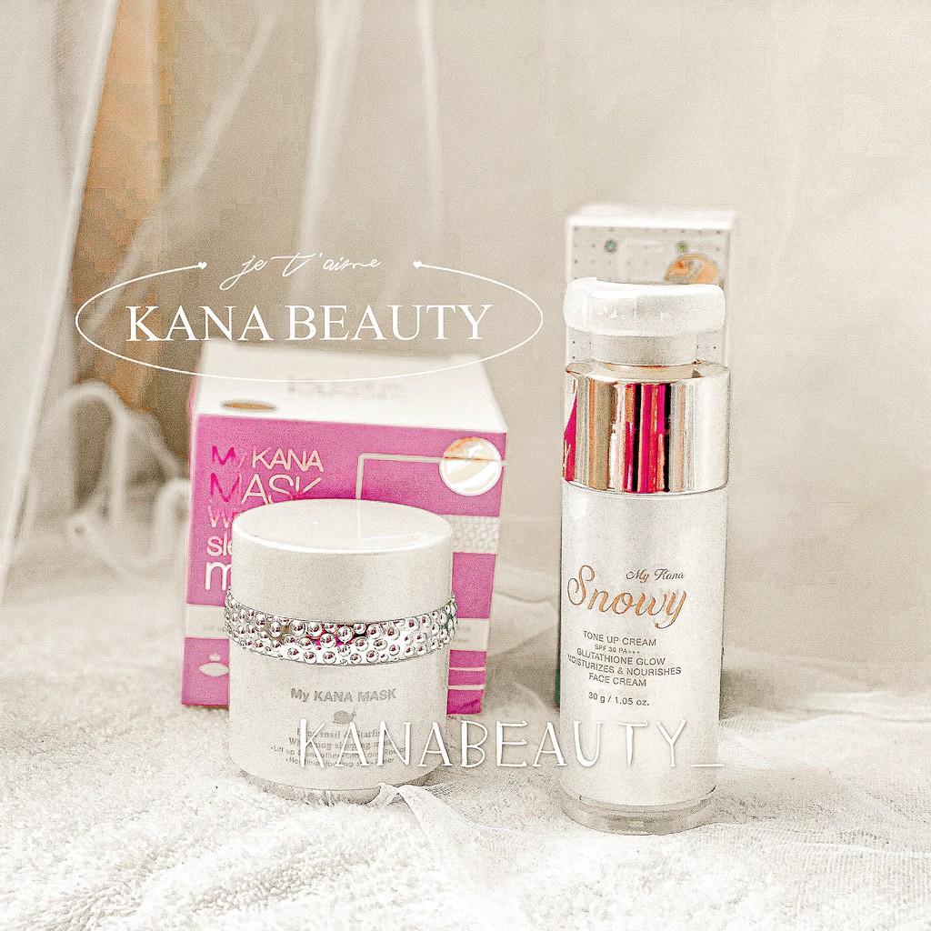 PAKET J (MY KANA SLEEPING MASK + SNOWY BY MYKANA)