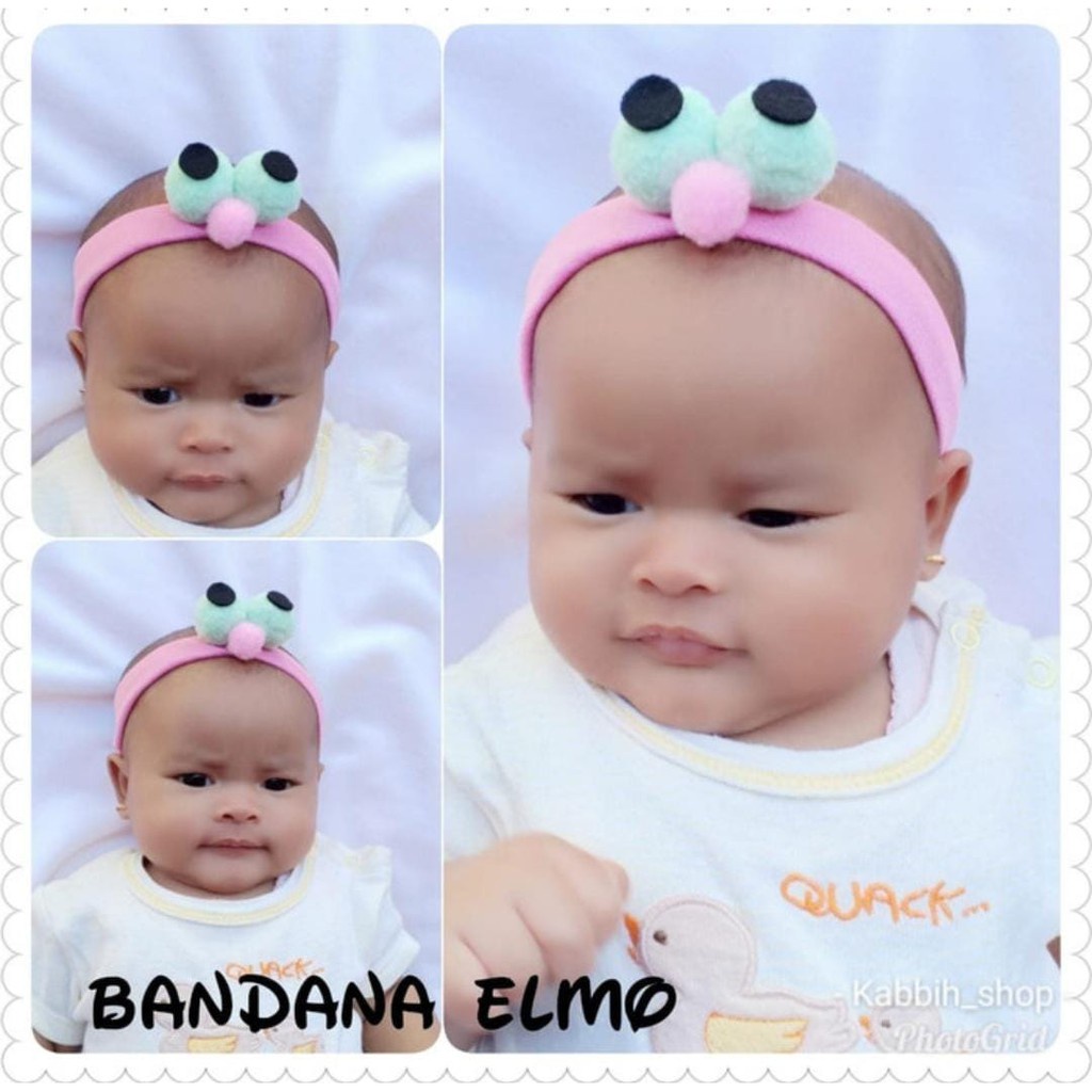 Bando Elmo | Bandana Elmo Anak | Bondo Lucu | Alus Collection | BISA C.O.D