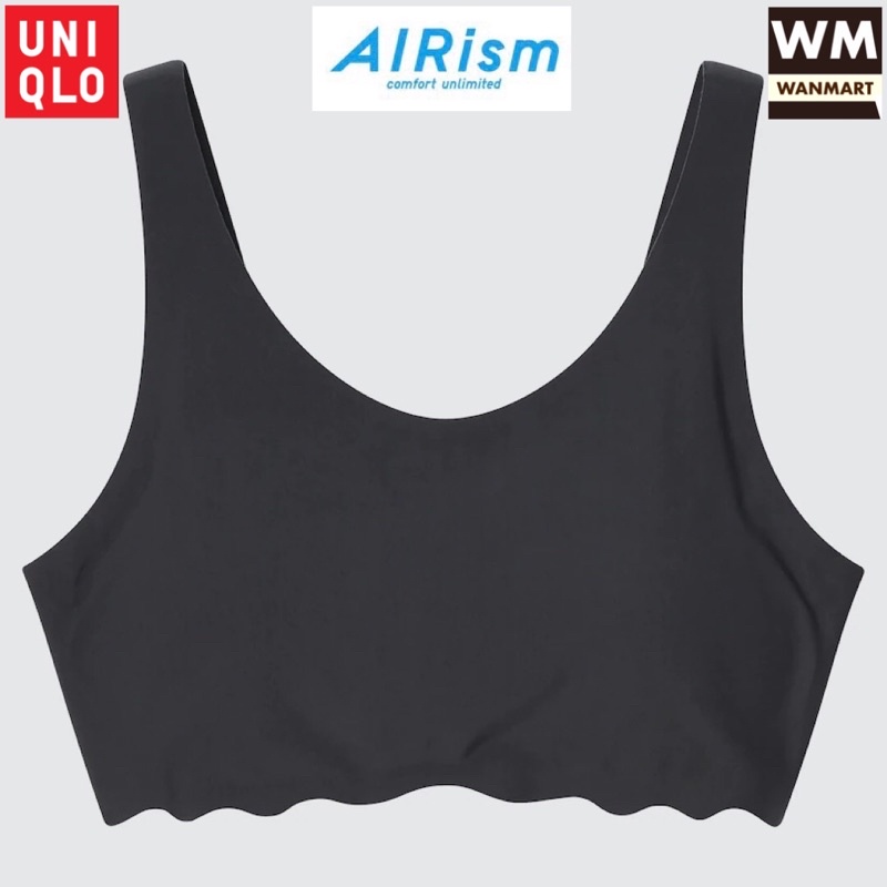 UNIQLO Girls Kids AIRism BRA Miniset Anak Perempuan Black