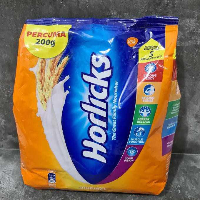

[[BISA COD]] horlicks Original Cereal Malt Refill 1kg Malaysia / Horlick / Horlicks TERPERCAYA Kode