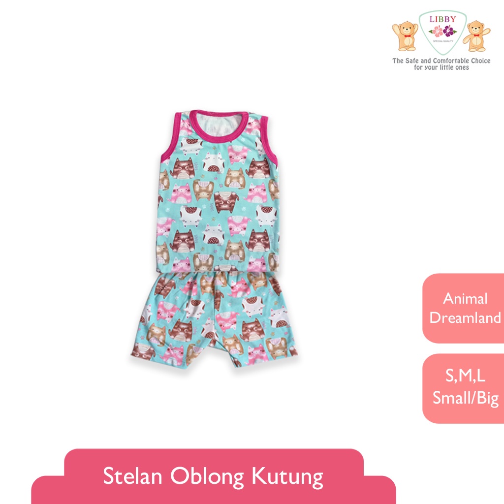 LIBBY Stelan Oblong Kutung Motif Animal Dreamland