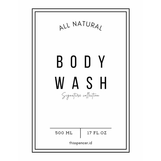 

Sticker Label Sabun Shampoo Dish Soap Hand Soap Aesthetic Monochrome White