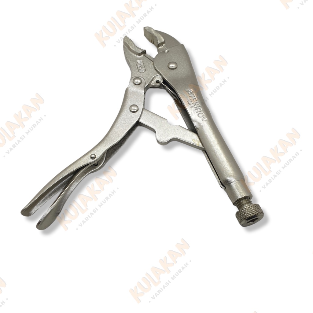 Tekiro Tang Buaya Bengkok Locking Pliers 10 Inch Serba Guna