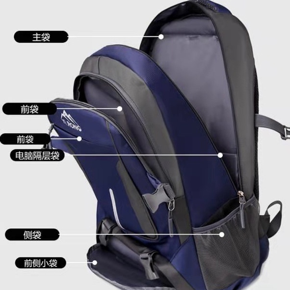 201330 Tas Punggung Sekolah Cewek Cowok Unisex Ransel Wanita Import Premium BQ3139 GT1840 LT1881