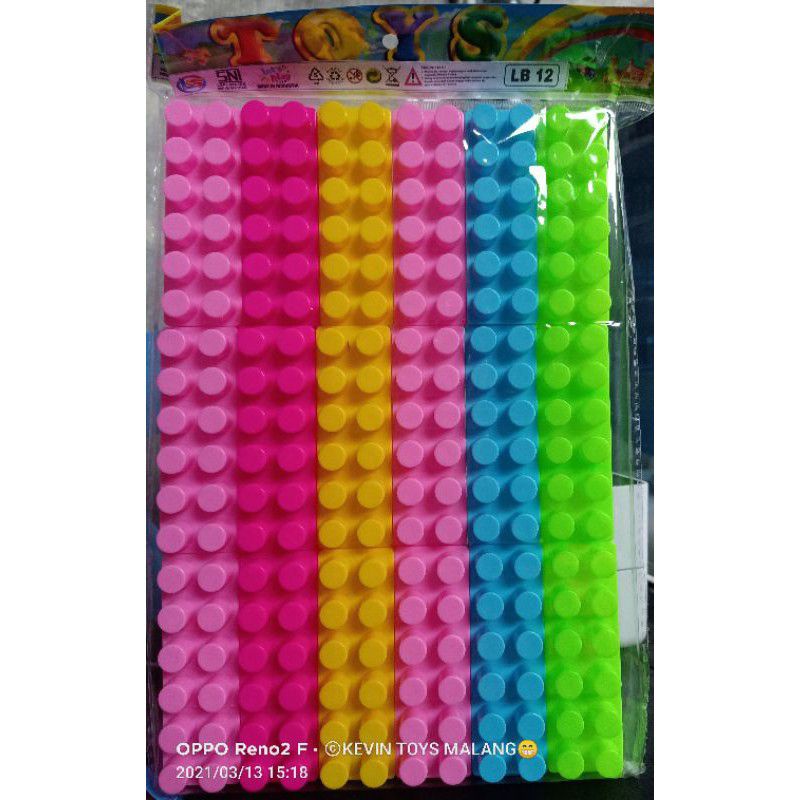 LB 12 mainan Lego blok besar isi 18 pcs/ LEGO BLOK