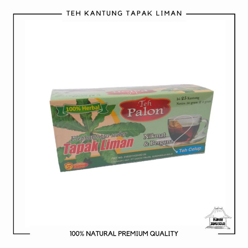 

Teh celup tapak liman 25 kantung teh herbal