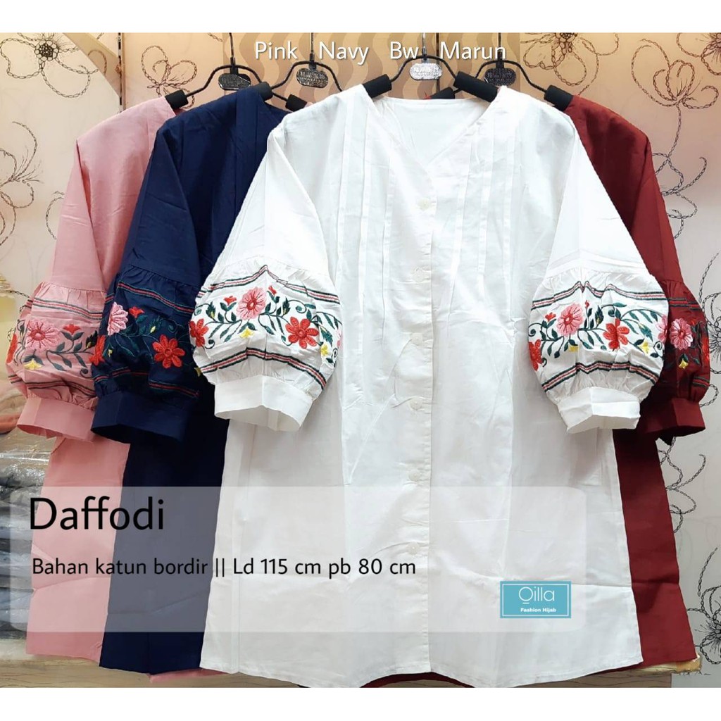 DAFFODI MATT KATUN BORDIR HQ BY QILLA FASHION
