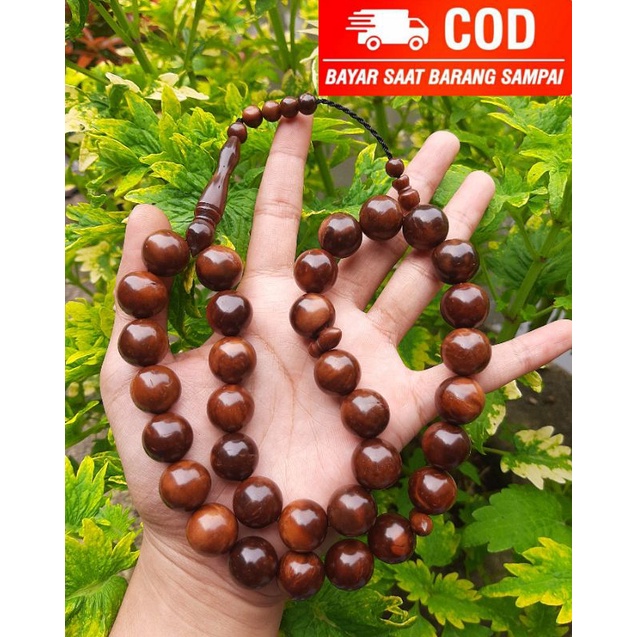 Tasbih 33 kaokah bulat uk8 uk10 uk12