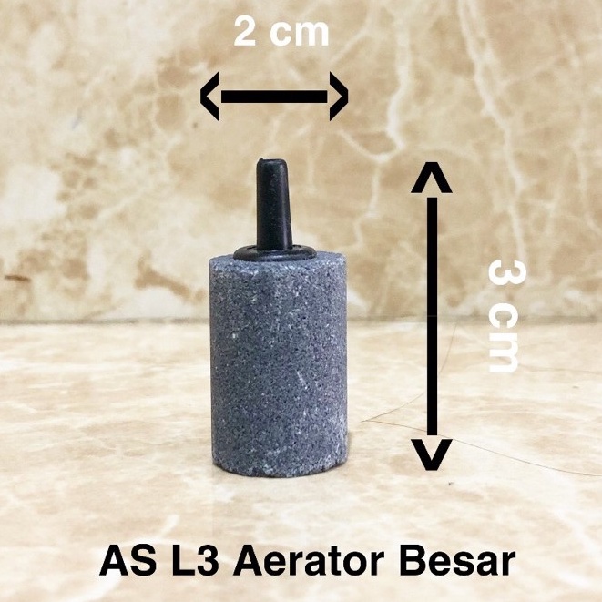 Rp.2.950, BATU AERATOR L3 BESAR /BATU AIR STONE/BATU GELEMBUNG UK.3 CM X 2 CM