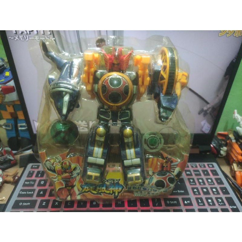 DX megazord power rangers ninja storm senpuujin non original bandai