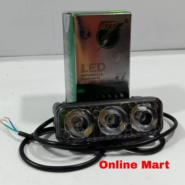 Lampu tembak cree 6 Watt - RTD E03 sorot motor mobil LED bar worklight