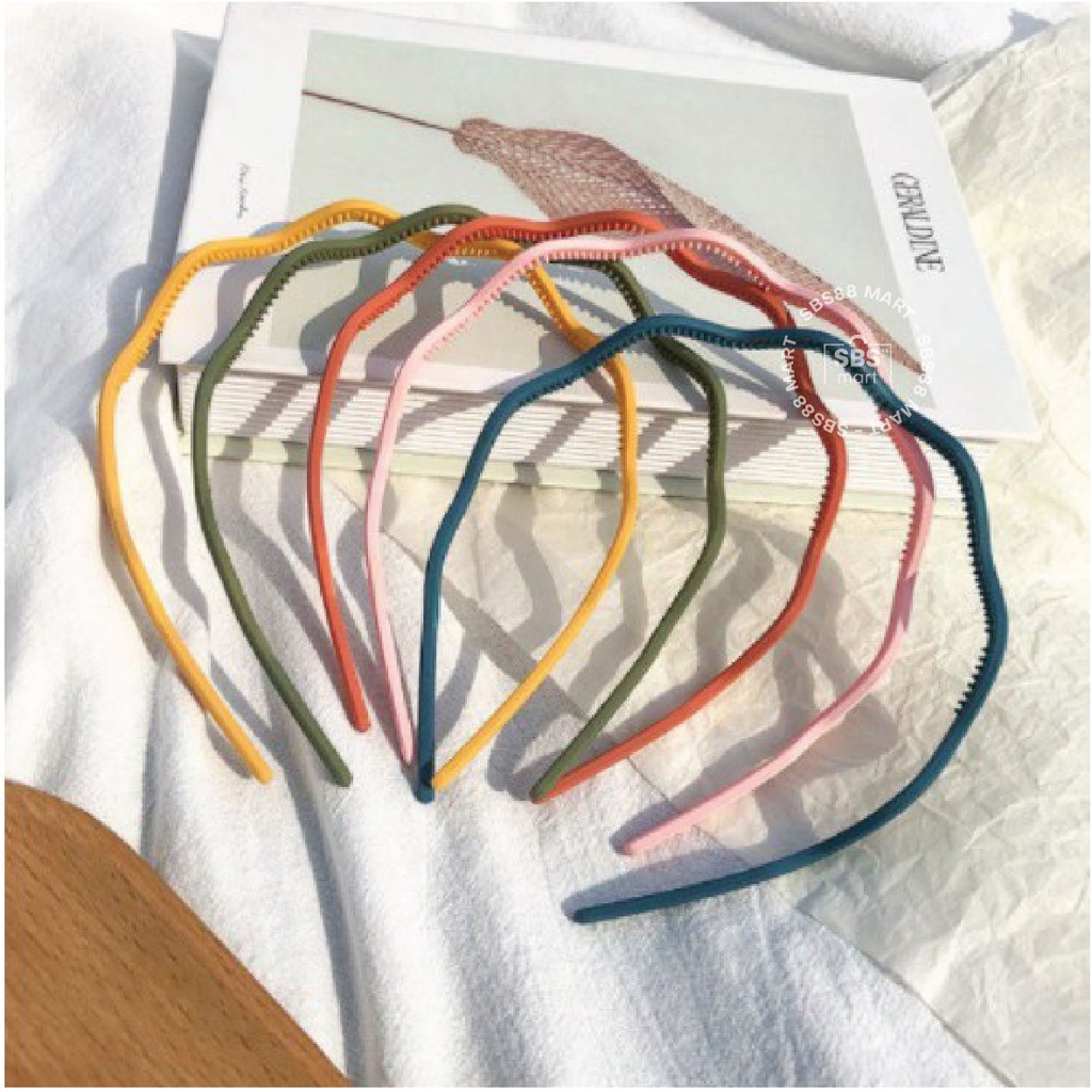 PREMIUM BANDO DOFF KOREA Bentuk Gelombang - Bando Zigzag Besar - Wave Shaped Headband