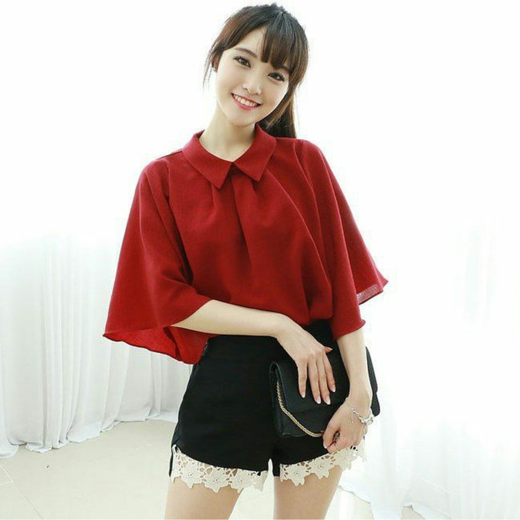 [gigi RO] blouse wanita twiscont varian warna