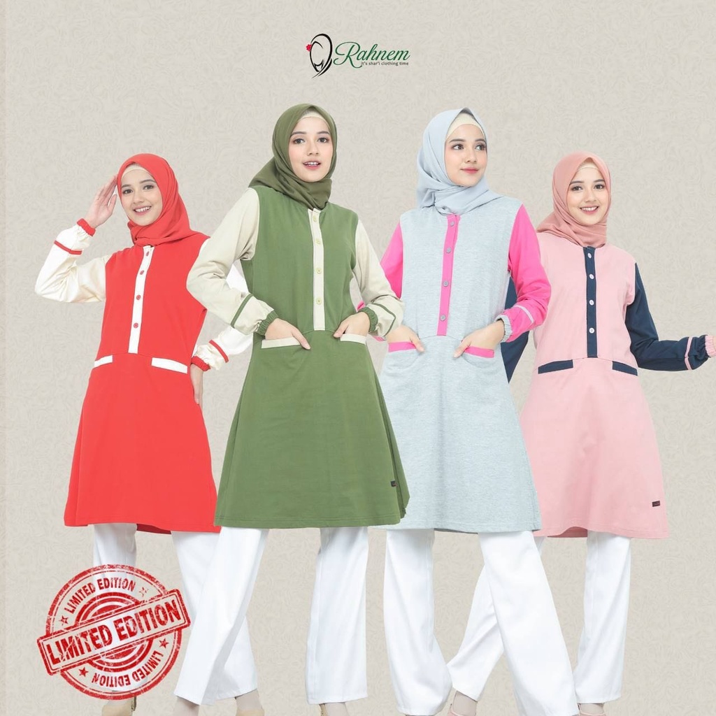 TUNIK DEWASA TN 02 / TUNIK DEWASA TERBARU / ATASAN WANITA / TUNIK DEWASA BY RAHNEM 100% ORIGINAL