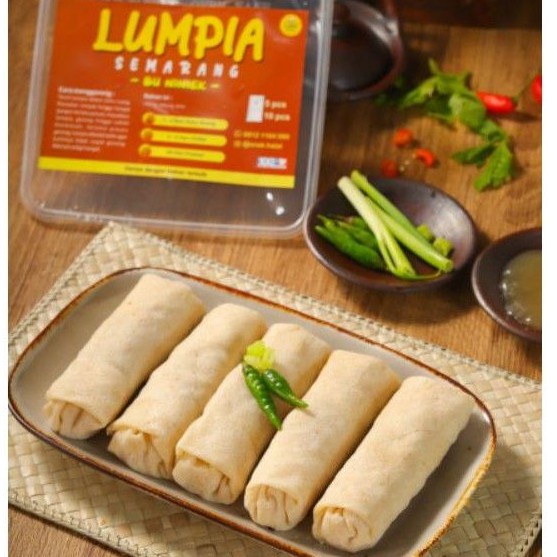 

(ASLI) 5 PCS Sedang Lumpia Semarang Frozen/Lumpia Frozen/Lumpia Rebung/Lumpia Vakum/Lumpia Mataram