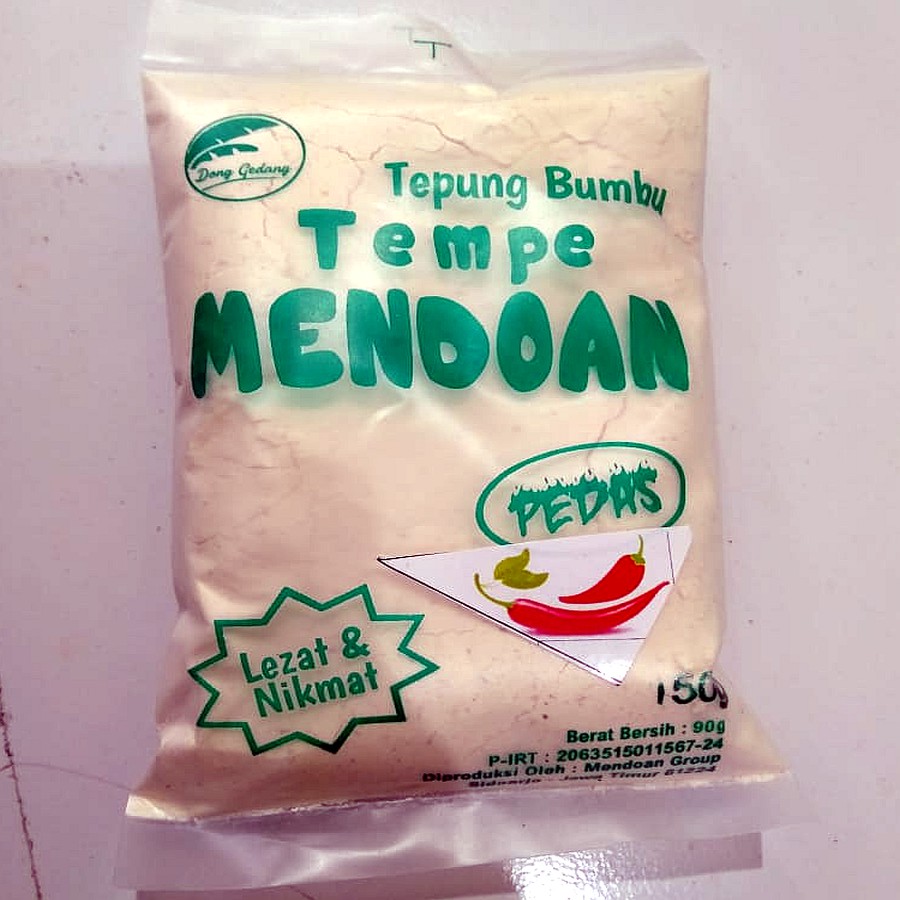 

Tepung Mendoan Pedas Tepung Bumbu Tempe Mendoan Rasa Original 150 Gram