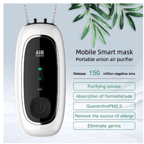 Aolon Air Purifier M9 Portable Wearable Air Purifier Necklace