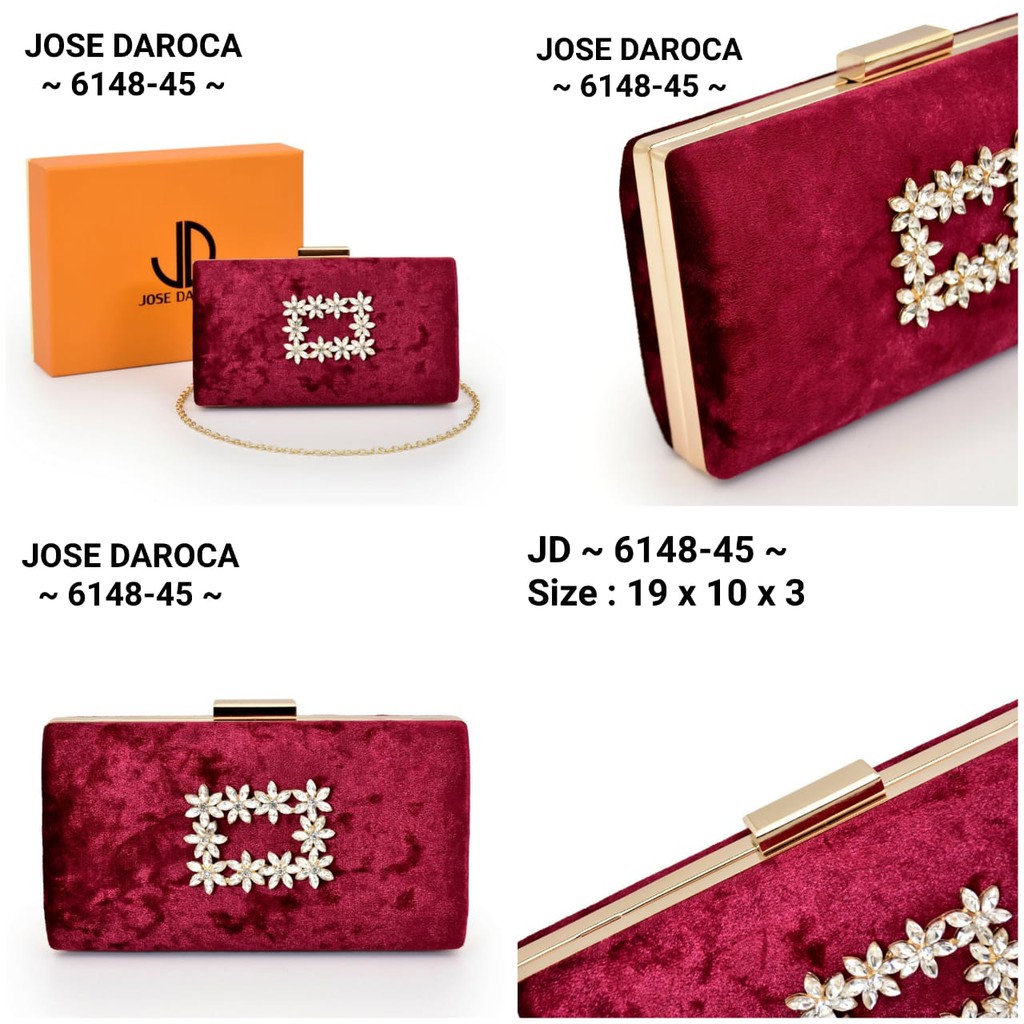 TAS PESTA CLUTCH JOSE DAROCA ~ 6148-45- ~ ORIGINAL