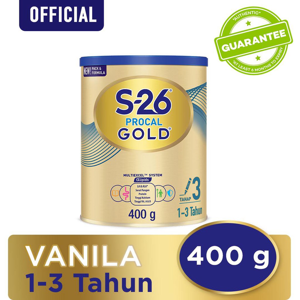 S26 Procal Gold Tahap 3 Vanilla - 400 gr