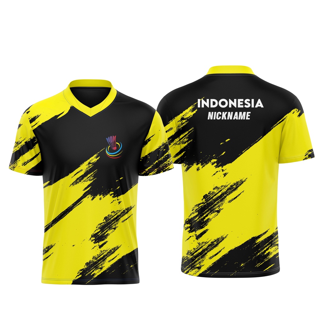 JERSEY BADMINTON SERIES 1 FREE NICKNAME BULU TANGKIS