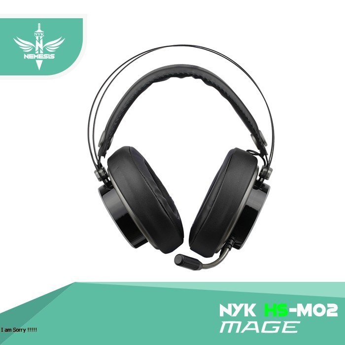 NYK Nemesis Mage HS-M02 Mobile Gaming Headphone Garansi Resmi - Hitam